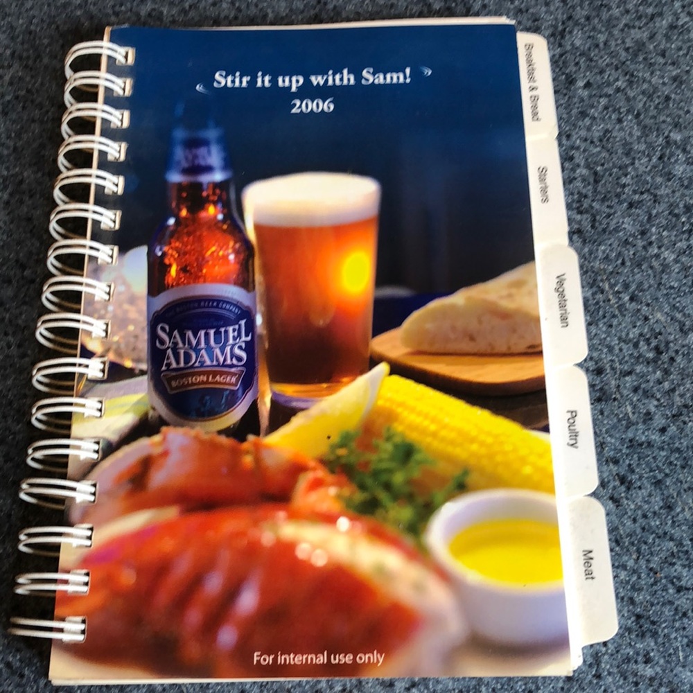 Sam Adams cookbook 2006